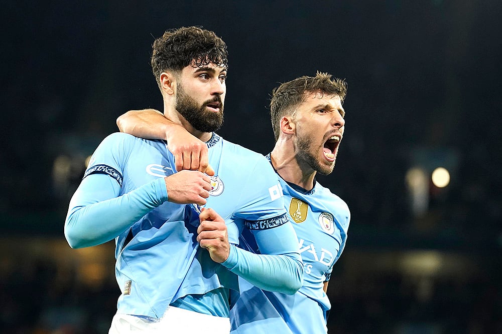 English Premier League Soccer Man City Vs Man United football match pics:  Josko Gvardiol