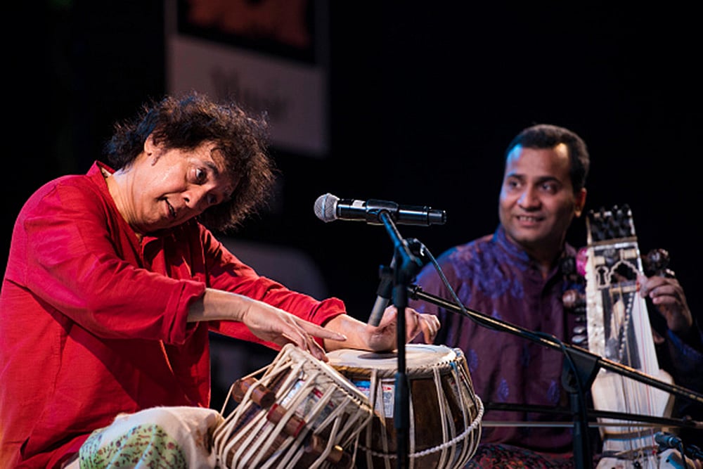 Indian tabla player and composer Zakir Hussain photo_12