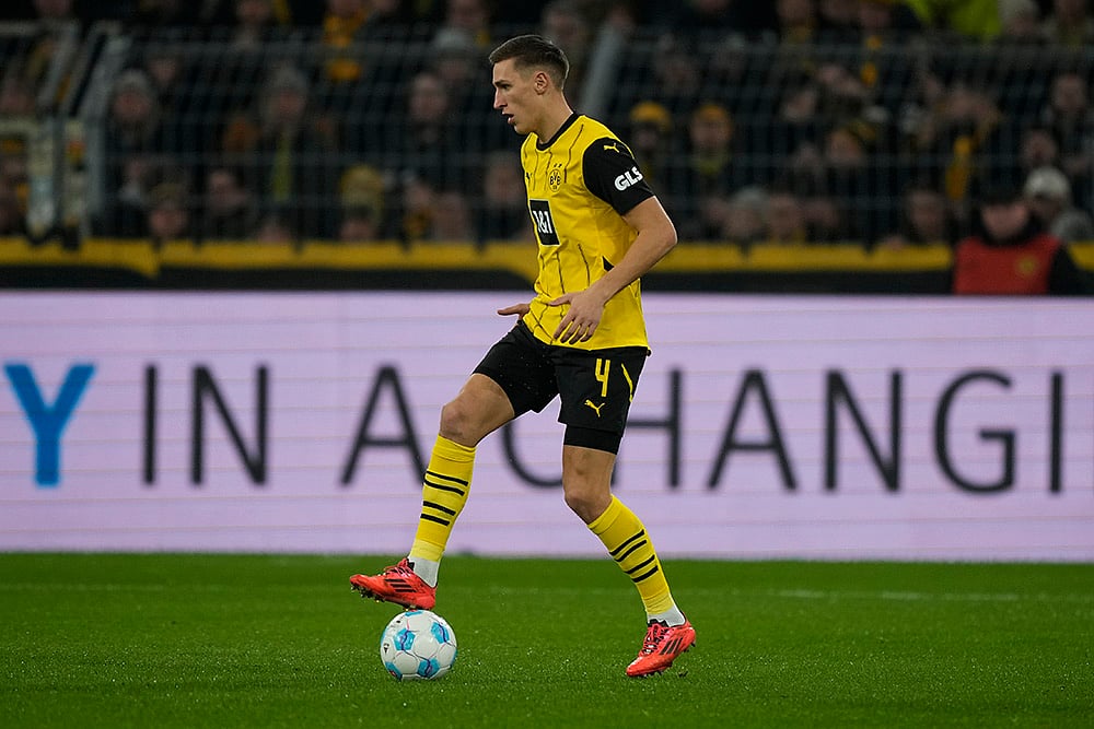 Germany Soccer Bundesliga Borussia Dortmund Vs Hoffenheim football match pics: Nico Schlotterbeck