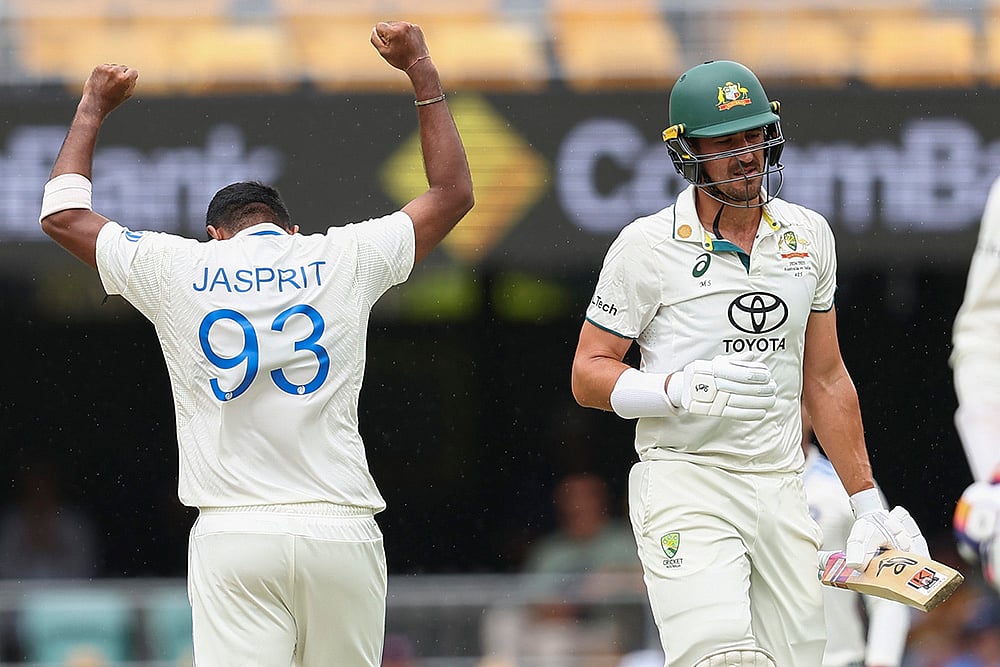 Border-Gavaskar cricket series at Gabba in Brisbane IND Vs AUS 3rd Test Day 3 Pics: Jasprit Bumrah