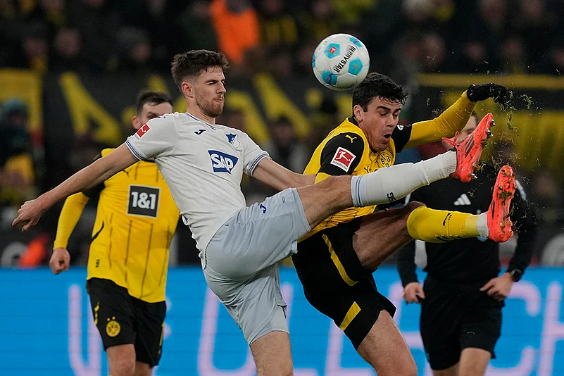 Germany Soccer Bundesliga Borussia Dortmund Vs Hoffenheim football match pics: Anton Stach