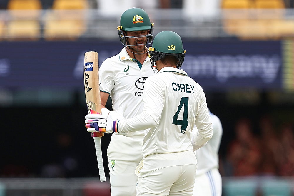 Border-Gavaskar cricket series at Gabba in Brisbane IND Vs AUS 3rd Test Day 3 Pics: Alex Carey