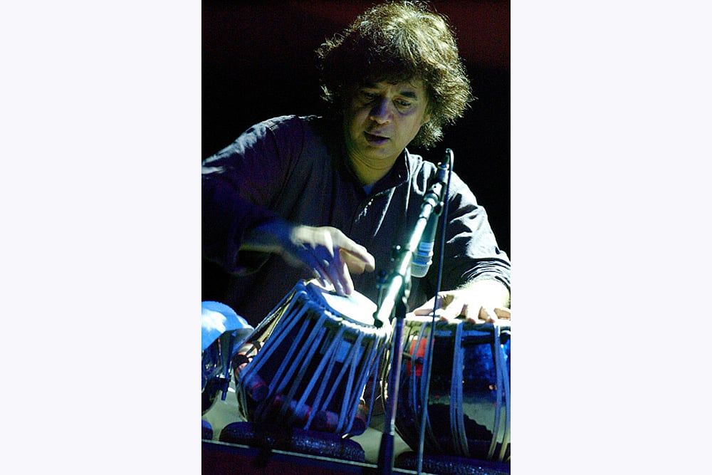 Indian tabla player and composer Zakir Hussain Photo_6