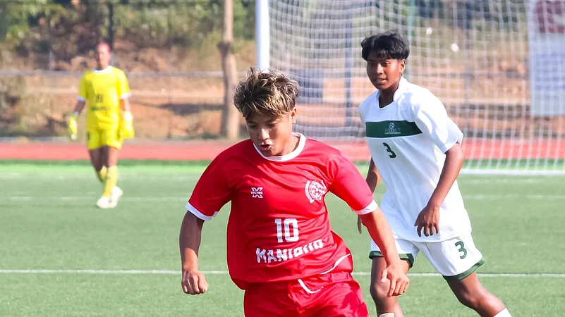 manipur in jijabai rajmata trophy X indian football team