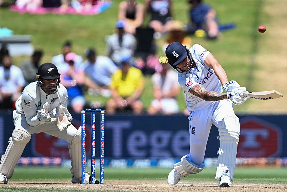 New Zealand Vs England 3rd Test cricket match photos: Brydon Carse