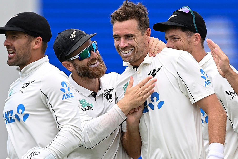 New Zealand Vs England 3rd Test NZ pacer Tim Southee farewell cricket match pics: Tim Southee