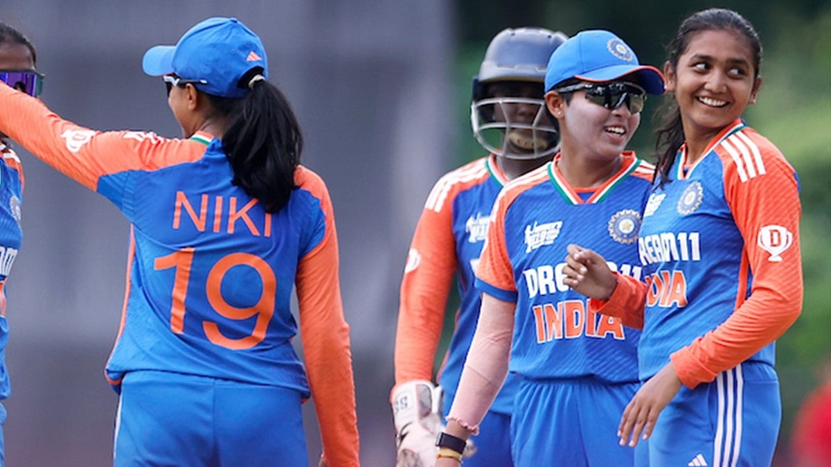 X/Asian Cricket Council : The Indian under-19 women's cricket team.