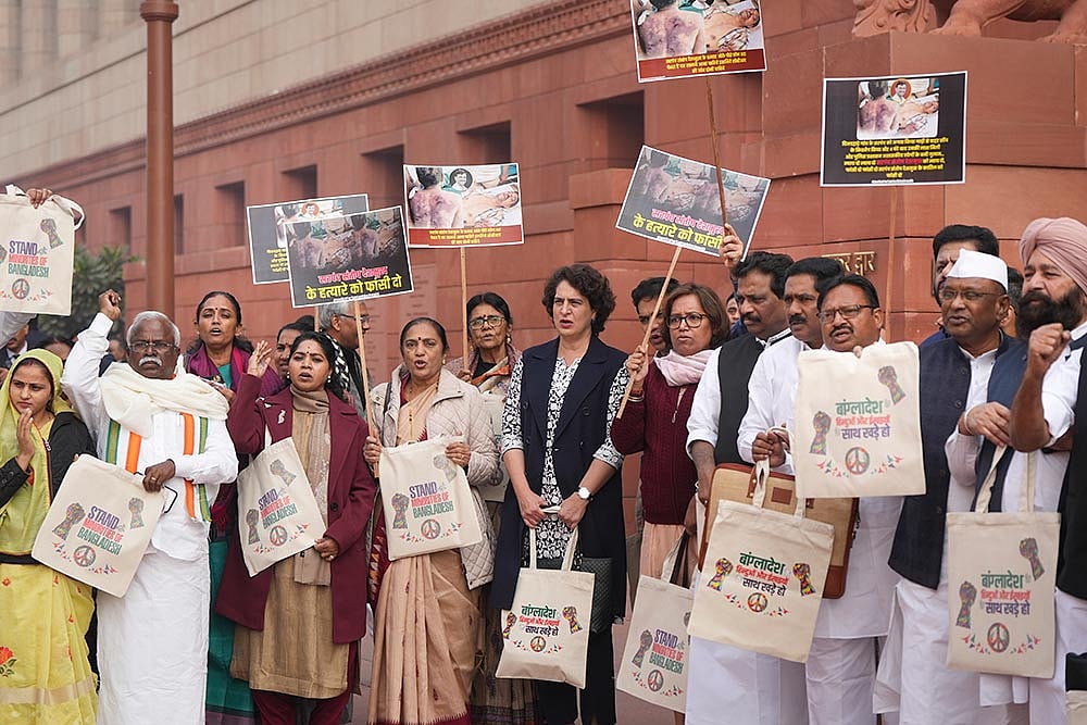 | Photo: PTI/Arun Sharma : Winter session of Parliament