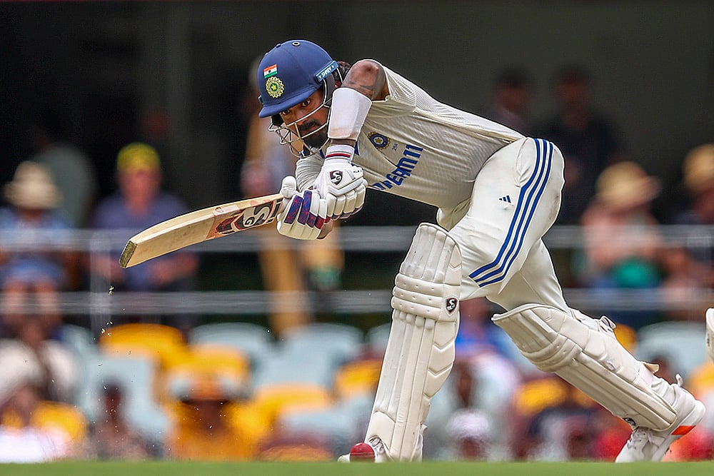 Border-Gavaskar cricket series at Gabba in Brisbane IND Vs AUS 3rd Test Day 4 Pics: KL Rahul