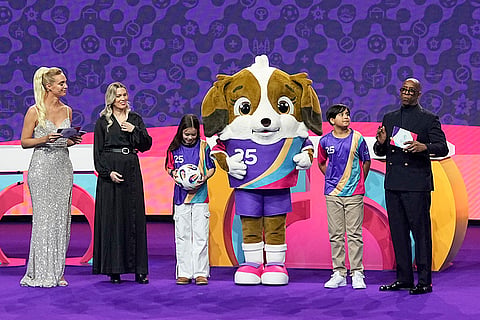 Women's Euro 2025 Draw: Ian Wright introduces Maddli, the tournament mascot