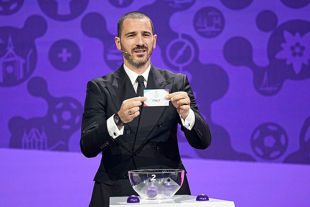 Switzerland Womens Soccer Euro2025 Draw UEFA Women’s Euro 2025 photos: Leonardo Bonucci