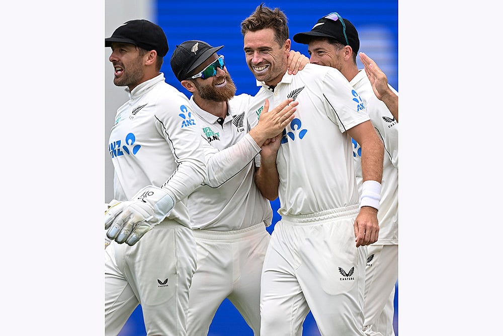 New Zealand Vs England 3rd Test cricket match photos: Tim Southee