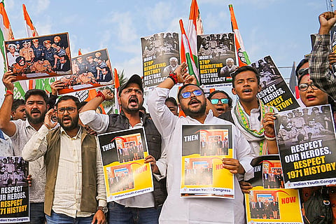 Cong protest in Agartala
