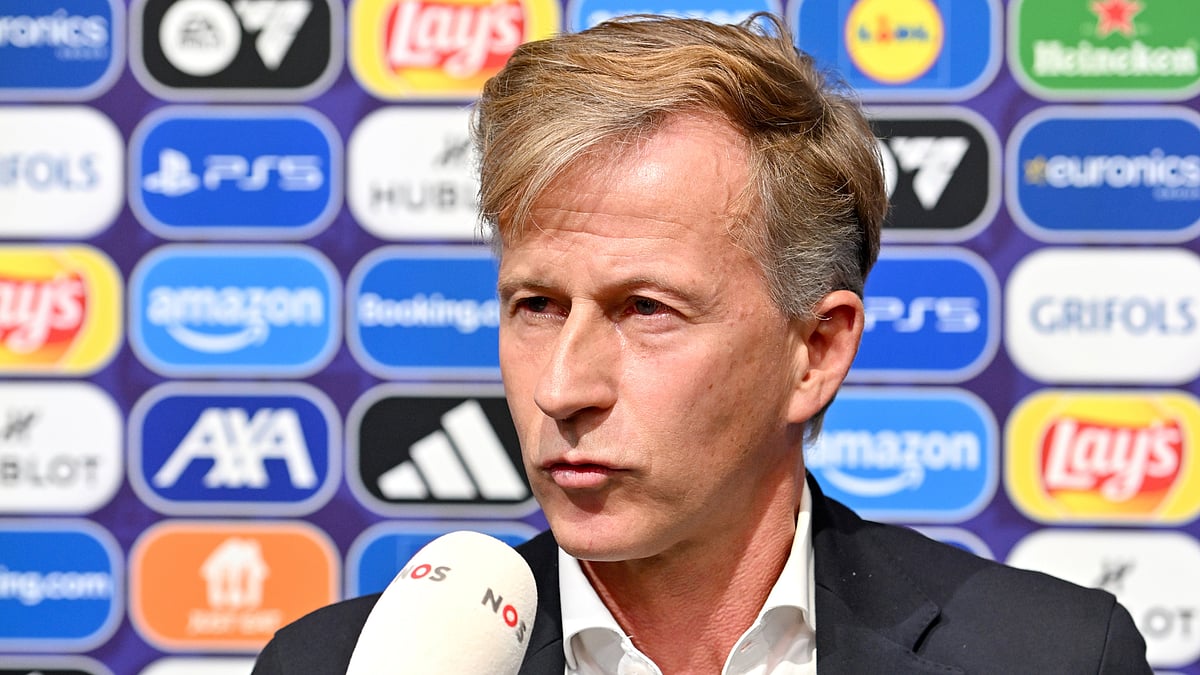 Andries Jonker at the Euro 2025 draw