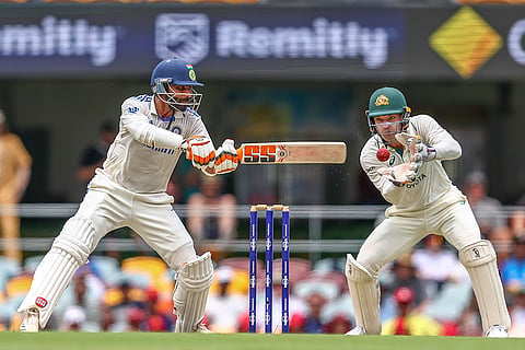 India Vs Australia, 3rd Test Day 4: India's Ravindra Jadeja plays a shot 