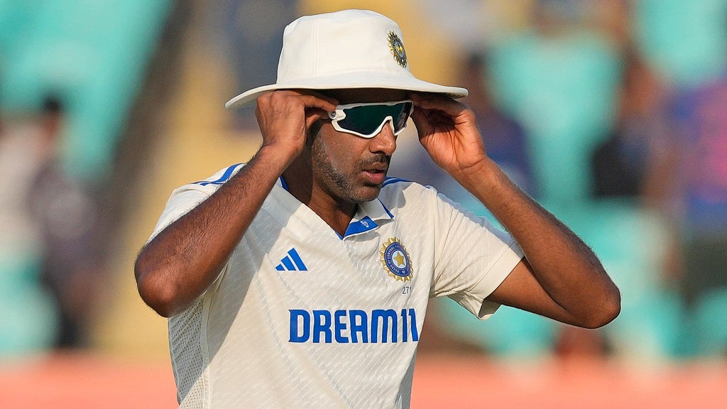 AP/Ajit Solanki : File photo of India off-spinner Ravichandran Ashwin.