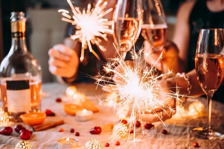 Good luck New Years Eve party