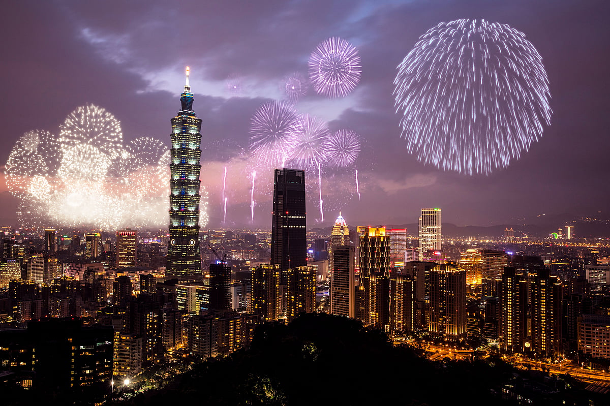 Fireworks Display at Taipei