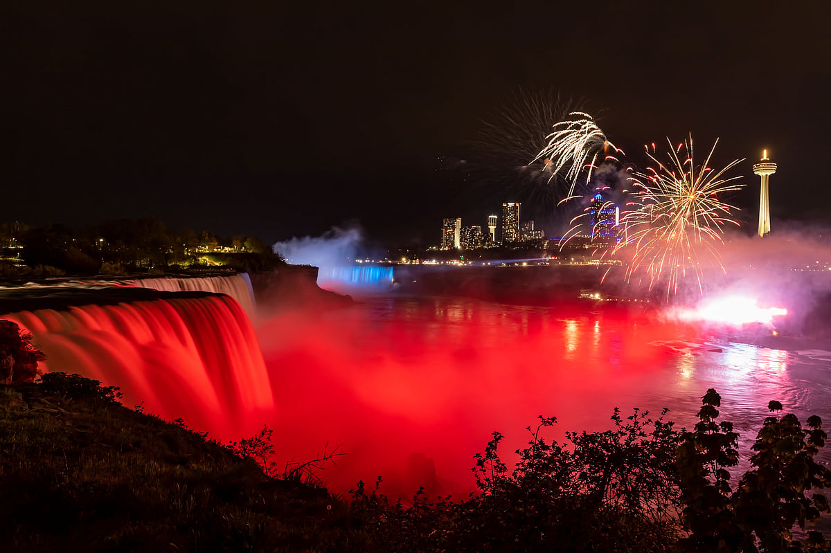 Fireworks Display at Ontario