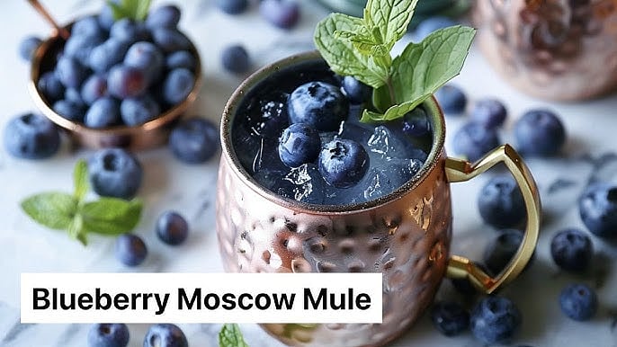 Blueberry Moscow Mule