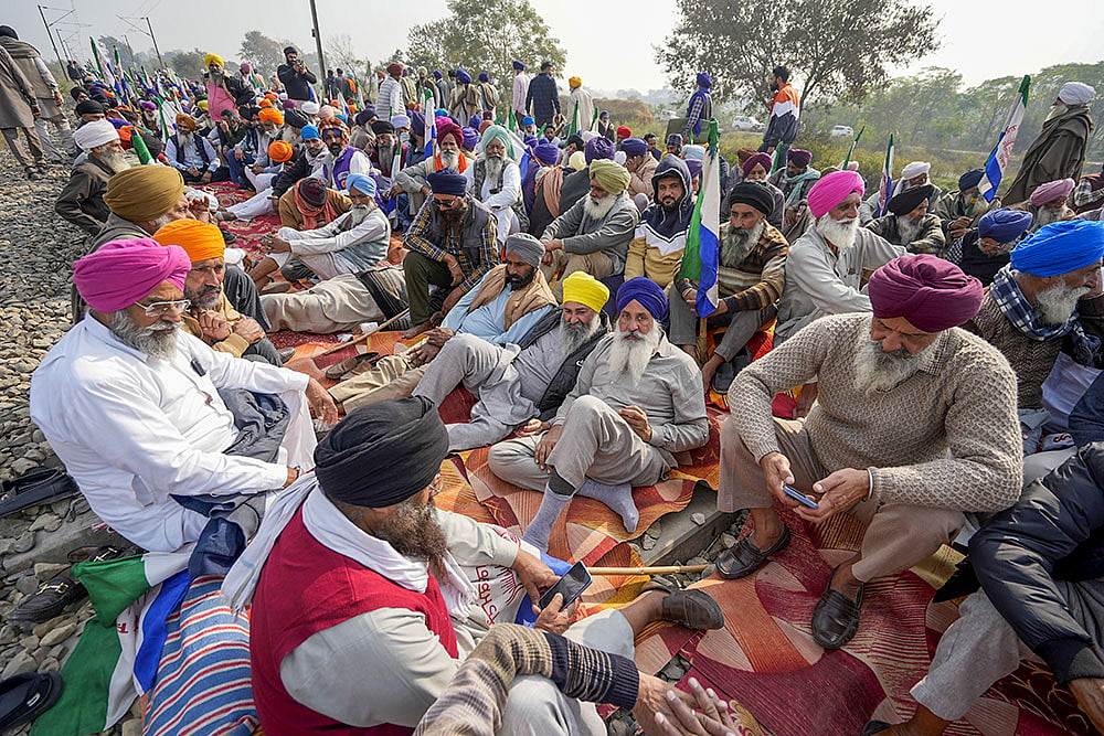 Rail roko protest by farmers in Punjab