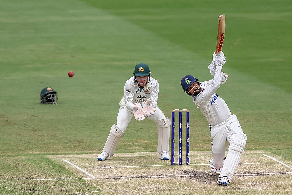 Border-Gavaskar cricket series at Gabba in Brisbane IND Vs AUS 3rd Test Day 5 Pics: Akash Deep