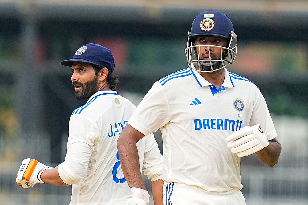 R Ashwin Retires: India’s R Ashwin and Ravindra Jadeja during 1st test against Bangladesh