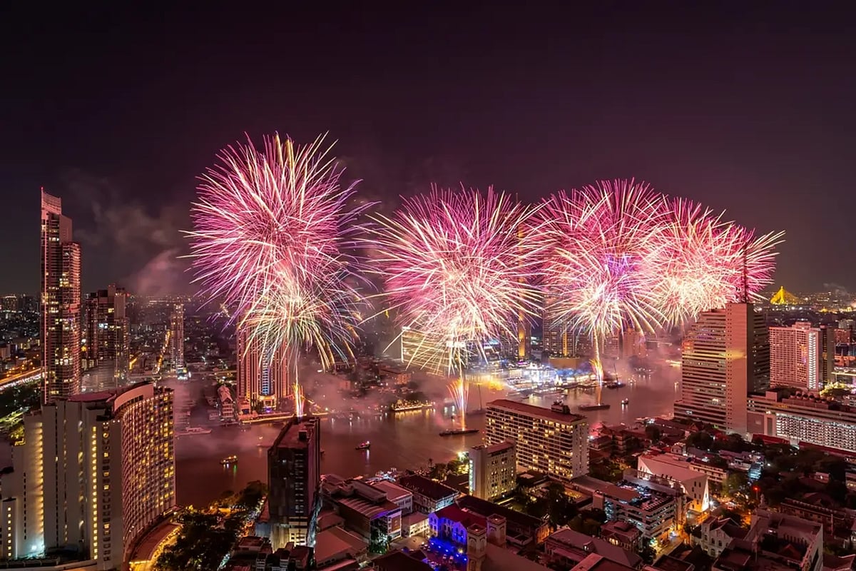 Fireworks Display at Bangkok