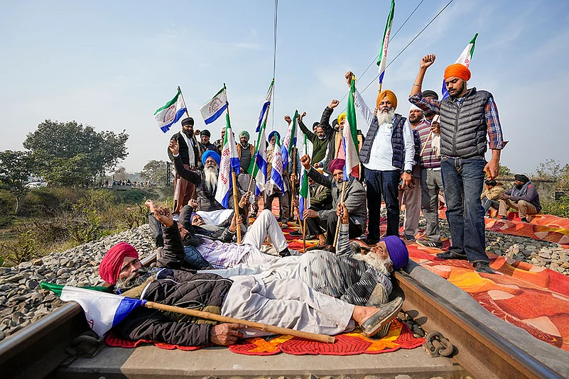Rail roko protest by farmers in Punjab