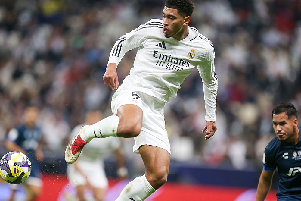 Qatar Soccer Intercontinental Cup 2024 Real Madrid vs CF Pachuca match pics: Jude Bellingham