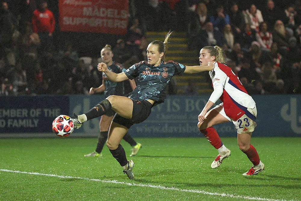 UEFA Womens Champions League soccer Arsenal Women vs FC Bayern Women photos: Magdalena Eriksson