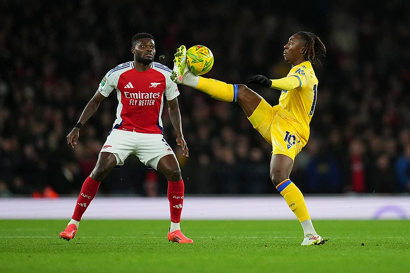 English League Cup quarterfinal soccer match between Arsenal and Crystal Palace pics: Eberechi Eze