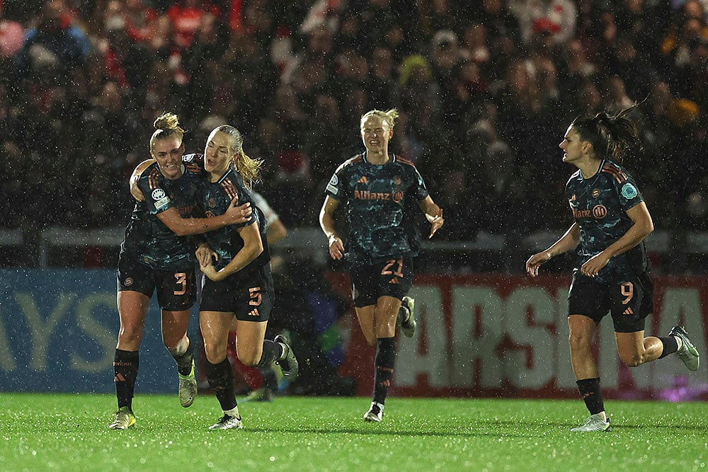 UEFA Womens Champions League soccer Arsenal Women vs FC Bayern Women photos: Magdalena Eriksson 