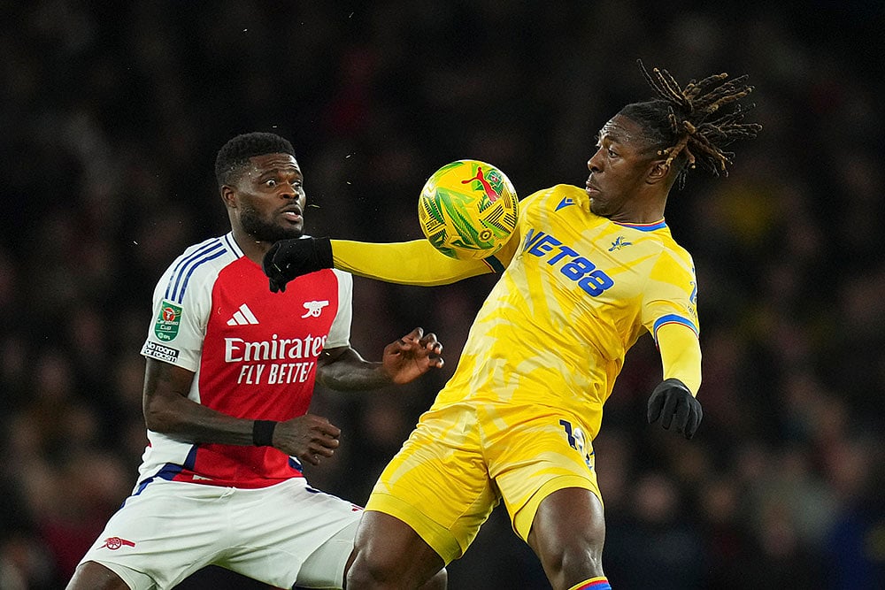 English League Cup quarterfinal soccer match between Arsenal and Crystal Palace pics: Eberechi Eze