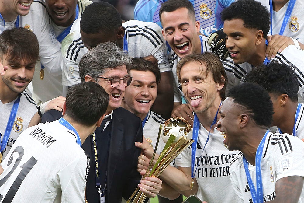 Qatar Soccer Intercontinental Cup 2024 Real Madrid vs CF Pachuca match pics: 2