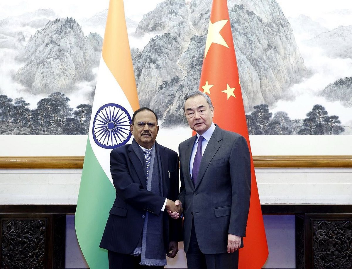 Ajit Doval and his Chinese counterpart Wang Yi
