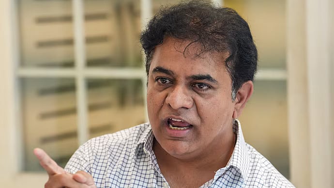 PTI : Bharat Rashtra Samiti (BRS) leader KT Rama Rao (KTR) 
