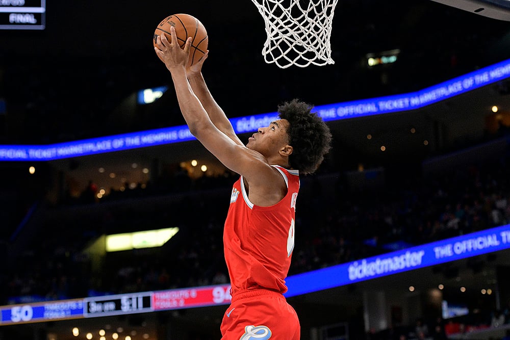 NBA Basketball 2024-25 Memphis Grizzlies vs Golden State Warriors match pics: Jaylen Wells