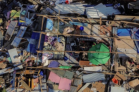 Devastation after Cyclone Chido