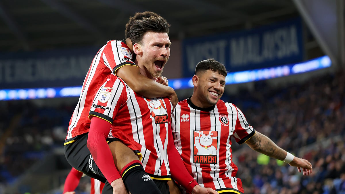 Kieffer Moore scored in Sheffield United's 2-0 win over Cardiff City - null