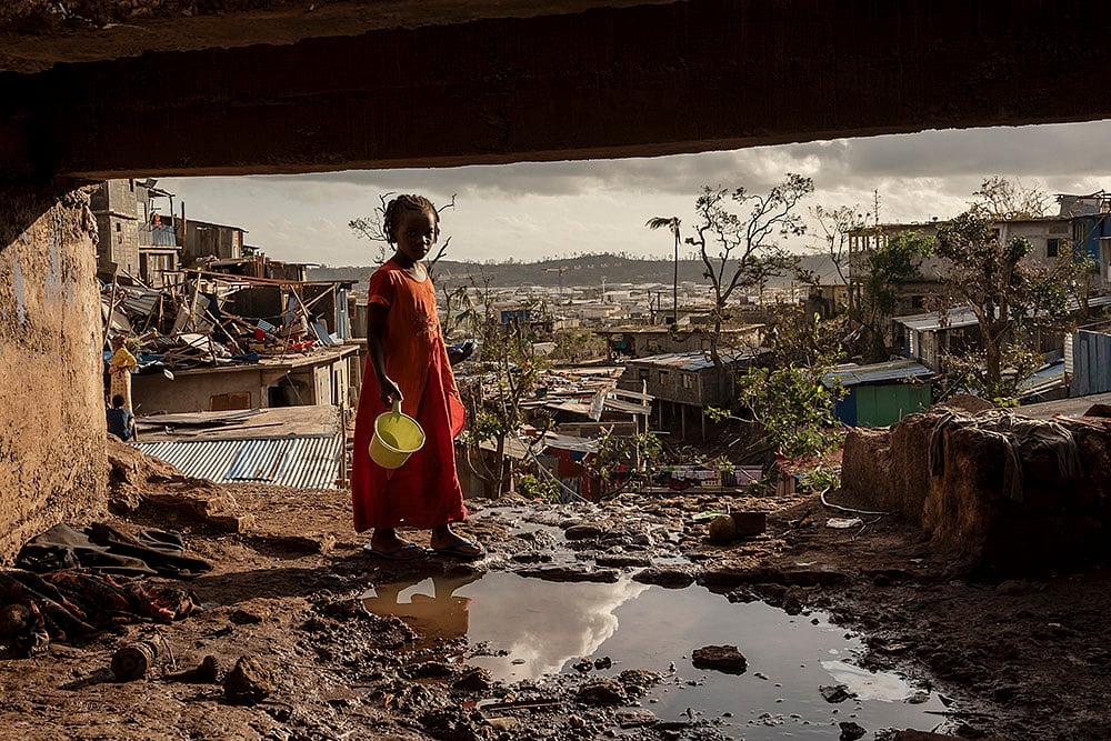 French island Mayotte in East Africa Mayotte Cyclone Chido aftermath photos: 9
