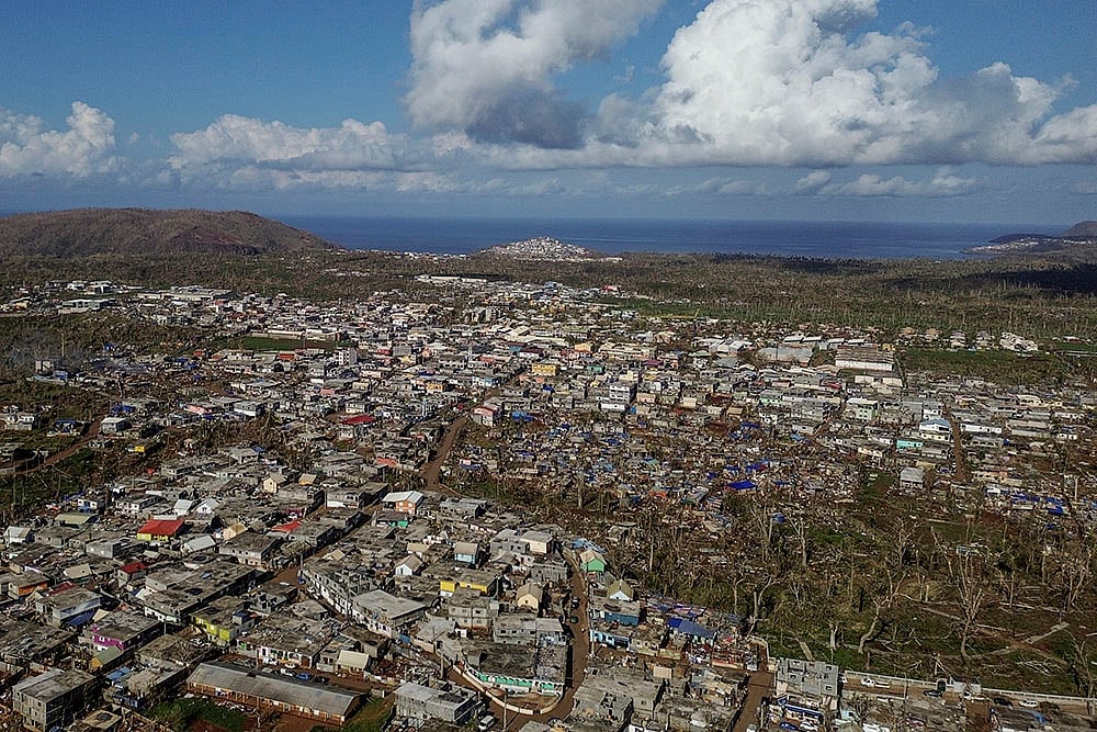 French island Mayotte in East Africa Mayotte Cyclone Chido aftermath photos: 6