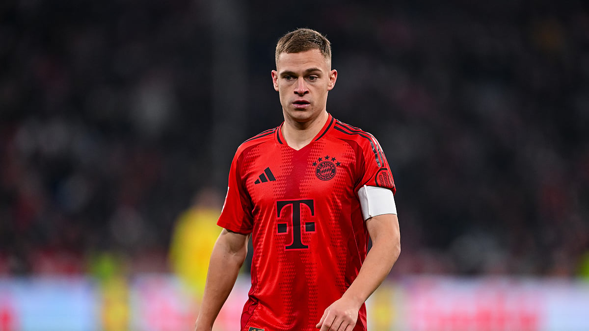 Joshua Kimmich during Bayern Munich's win over RB Leipzig.