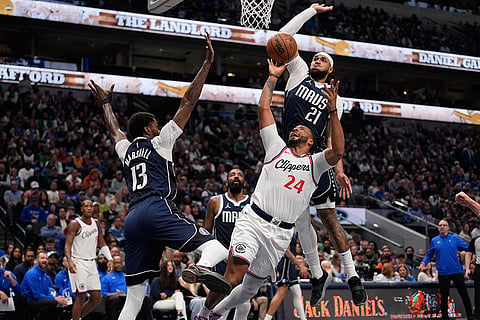 NBA Basketball Game: Los Angeles Clippers vs Dallas Mavericks