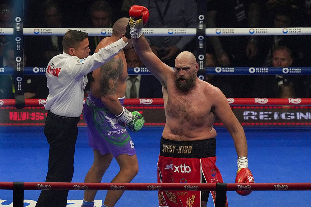 Saudi Arabia Boxing Usyk Fury