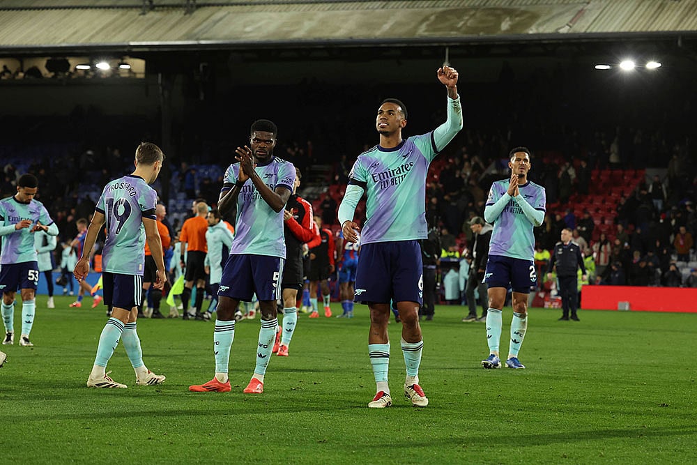 Photo: AP/Ian Walton : English Premier League: Crystal Palace and Arsenal