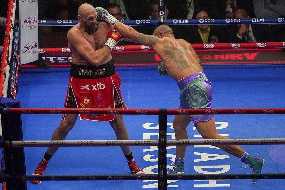 WBA, WBO, and WBC heavyweight title Oleksandr Usyk Tyson Fury