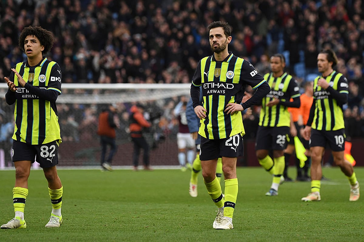 English Premier League: Aston Villa vs Manchester City