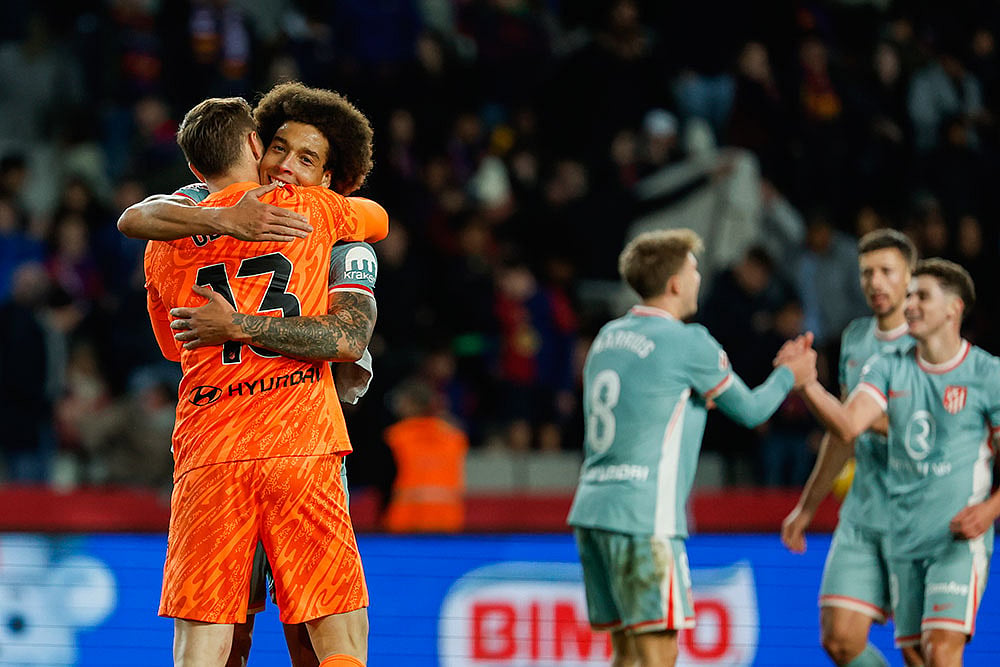 | Photo: AP/Joan Monfort : La Liga: Atletico Madrid vs Barcelona
