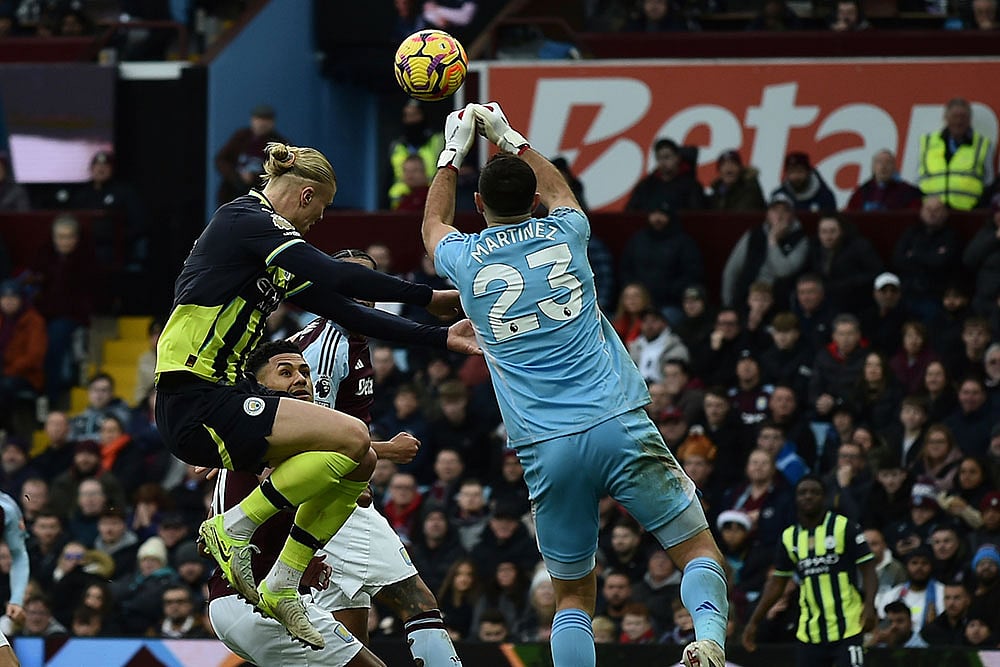 English Premier League: Manchester City vs Aston Villa